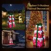 68 LED Christmas Lights Decorations Light Up Gift Boxes Presents Set Xmas Tree Outdoor Home Garden Holiday Night Fairy Ornaments Lighting Display Unit