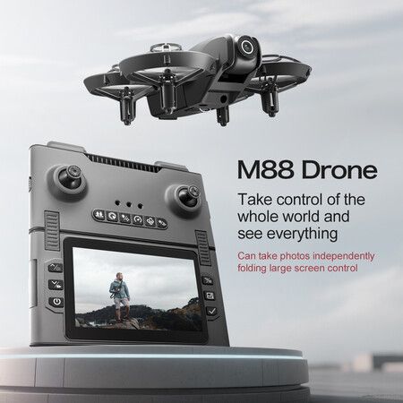 4K Dual Camera Foldable Screen Optical Flow App Control hover Real time Drone RC drone Quadcopter Obstacle Avoidance Dual Battery Christmas Gift