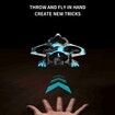 Fighter Jet 3D Flips Gravity Altitude Hold One Key Throw To Fly Remote Control Quadcopter Dual Battery Christmas Birthday Gift COL Camouflage Blue