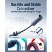 Starlink Mini DC Extension Cable 18CM, Waterproof Power Converter Adapter, Female to Male Plug, Compatible with Starlink Mini Pipe Adapter