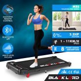 BLACK LORD Treadmill Electric Walking Pad Incline Home Gym Magnetic Remote Black