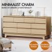 ALFORDSON 9 Chest of Drawers Minimalist Storage Cabinet Dresser Tallboy Wood