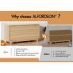 ALFORDSON 9 Chest of Drawers Minimalist Storage Cabinet Dresser Tallboy Wood