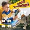 Realistic Remote Control Dino Toys,2.4GHZ,Walking,Rechargeable,3D Eyes Realistic Appearance,3 Sound Effects,Demo Function,Sturdy Jurassic Toy for Age3+