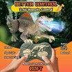 Realistic Remote Control Dino Toys,2.4GHZ,Walking,Rechargeable,3D Eyes Realistic Appearance,3 Sound Effects,Demo Function,Sturdy Jurassic Toy for Age3+