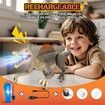 Realistic Remote Control Dino Toys,2.4GHZ,Walking,Rechargeable,3D Eyes Realistic Appearance,3 Sound Effects,Demo Function,Sturdy Jurassic Toy for Age3+