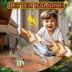 Realistic Remote Control Dino Toys,2.4GHZ,Walking,Rechargeable,3D Eyes Realistic Appearance,3 Sound Effects,Demo Function,Sturdy Jurassic Toy for Age3+
