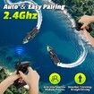 Self Righting Remote Control Boat Toys for Pools & Lakes, 2.4GHz Racing Boats with LED Light Gift Toys for Boys Girls