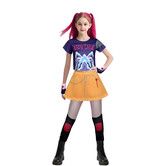 Singer Costume for Girls,POP Group Costume for Kids,Halloween Stage Star Cosplay Dress Up 110cm Age3+