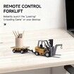 1/64 Full Proportional RC Forklift Toy,8 Channel 2 Mode Mini Remote Control Forklift Truck,2 in 1 Transformable Lift Fork Hook Age3+