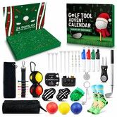Golf Advent Calendar 2025 24 Days Countdown 24PCS Accessories Tees Balls Markers Tool Gift Set Christmas Birthday Present Dad Husband Golfer