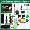 Golf Advent Calendar 2025 24 Days Countdown 24PCS Accessories Tees Balls Markers Tool Gift Set Christmas Birthday Present Dad Husband Golfer