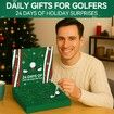 Golf Advent Calendar 2025 24 Days Countdown 24PCS Accessories Tees Balls Markers Tool Gift Set Christmas Birthday Present Dad Husband Golfer