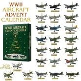 WWII Aircraft Advent Calendar 24 Days Christmas Countdown Calendar Unique Mini Fighter Countdown Surprise Gifts for Model Collectors Aviation Lovers