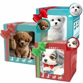 AI Robot Dog,Nicco-My Realistic Robot Puppy,RobotPuppy That Acts Like a Real Puppy,Walking/Barking/Tail Wagging,Interact Like a Real Pet for Pet Lovers