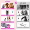 Cordless Automatic Rotating Curling Iron, 5200mAh USB Rechargeable Beach Wave Curler with U-Shape Anti-Tangle Barrel, for Long Hair