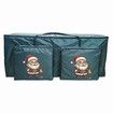 Christmas Tree Storage Bag 48 Inch Zippered Organizer for Holiday Decoration Storages, Seasonal Supplies with Carry Handles and Small Bags