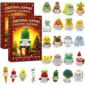 Emotional Support Advent Calendar 2026,24 Days Christmas Advent Calendar with 24 Unique Emotional Support Tools,Birthday and Christmas Gifts,2 Pack
