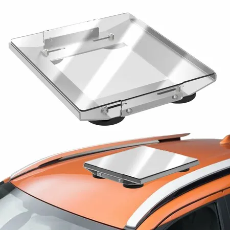 Starlink Mini Magnetic Flat Mount Kit for Cars Premium Pure Aluminum Build with High-Strength PC Cover Plate