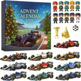 Racing 2025 Christmas Advent Calendar 24 Days Christmas Countdown Calendar,2D Racing TeamOrnaments & Collectibles,Holiday Surprise Gifts