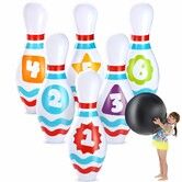 Giant Inflatable Bowling Set Family Fun Christmas Birthday Party Games Beach Outdoor Education Motor Skills Toys