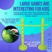 Inflatable Limbo Game 145 130cm Height Summer Water Beach Fun Adjustable Beach Birthday Hawaiian Pool Christmas Birthday Gift COL Green