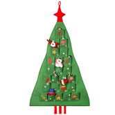 Fabric Christmas Tree Advent Calendar,Reusable Empty Refillable Advent Calendar 24 Days Countdown Supplies,Xmas Gifts Ornaments Christmas Tree Decorations