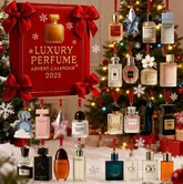 Luxury Perfume Advent Calendar 2025, 24 Day Acrylic Perfume Display Gift Set, 24 Days of Designer Fragrances for Women and Men