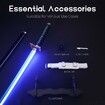Light Up Sword,101cm 40 Inches Rechargeable Plastic Replica with Belt & Stand,Sword with Original Texture Muichiro