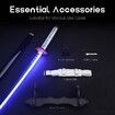 Light Up Sword,101cm 40 Inches Rechargeable Plastic Replica with Belt & Stand,Sword with Original Texture Giyu