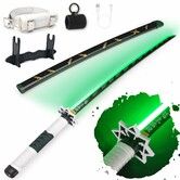 Light Up Sword,101cm 40 Inches Rechargeable Plastic Replica with Belt & Stand,Sword with Original Texture Sanemi