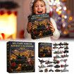 Armed Forces Advent Calendar 2025, with 24 Days Army Machines 2D Ornaments, Army Forces Countdown Calendar for Christmas