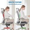 Seat Cushion and Lumbar Support Pillow for Office Chair,Memory Foam Car Seat Cushions Back Support Pillows of Back,Tailbone and Sciatic