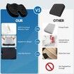 Seat Cushion and Lumbar Support Pillow for Office Chair,Memory Foam Car Seat Cushions Back Support Pillows of Back,Tailbone and Sciatic