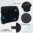 Seat Cushion and Lumbar Support Pillow for Office Chair,Memory Foam Car Seat Cushions Back Support Pillows of Back,Tailbone and Sciatic