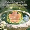 2Pcs 99.99% Pure Copper Bird Bath Disk, 2 Pack Triple Point Support Design Lower Cleaning Frequency for Physical Safe Water Purify Outdoor Bird Bowls
