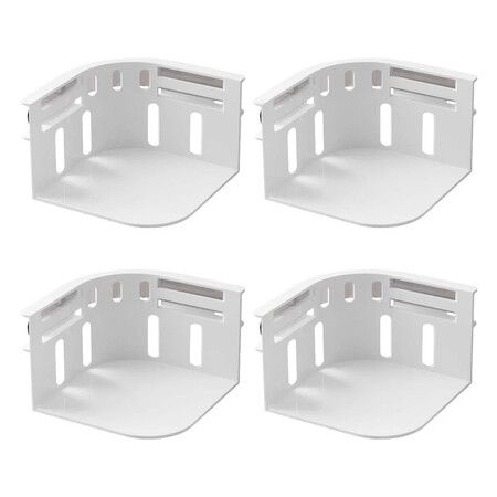 4pcs Locking Bed Sheet Fixing Clip Bed Cover Fastener Quilt Sheet Straps Holder Clips Invisible Non-slip Fixing Device Bedsheet Grippers Color White