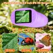1000X Handheld Digital Microscope, Pocket Microscope with 2.0 inch IPS Screen for Boys Girls Age 3 to 12, Purple