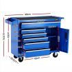 Giantz 6 Drawer Tool Chest Trolley Cabinet Cart Toolbox Storage Organiser Wheels
