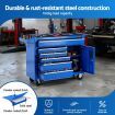 Giantz 6 Drawer Tool Chest Trolley Cabinet Cart Toolbox Storage Organiser Wheels