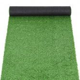 Prime Turf Artificial Grass Turf Rug Fake Grass 2 Rolls 15mm Height 50cm x 2m Indoor Outdoor Synthetic Grass Mat Carpet with Drainage Holes Plastic Plant