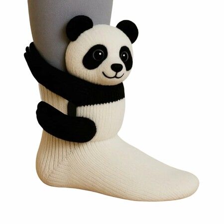 Animal Socks,3D Knit Animal Sloth Socks for women,Cute Plush Animals Hug Sock,Long Stocking Sock for Christmas Gifts