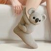 Animal Socks,3D Knit Animal Sloth Socks for women,Cute Plush Animals Hug Sock,Long Stocking Sock for Christmas Gifts