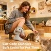 Animal Socks,3D Knit Animal Sloth Socks for women,Cute Plush Animals Hug Sock,Long Stocking Sock for Christmas Gifts