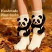 Animal Socks,3D Knit Animal Sloth Socks for women,Cute Plush Animals Hug Sock,Long Stocking Sock for Christmas Gifts