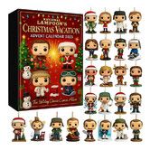 Christmas Vacation Advent Calendar 2025, 24 Days Holiday Countdown Set with Christmas Vacation-Themed Surprises Holiday Gift for Fans and Collectors