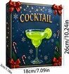 2025 Cocktail Advent Calendar 24 Days Christmas Countdown Calendar With 24 Miniature Cocktail,Countdown Surprise Gifts for Cocktail Lovers