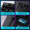 USB MIDI Controller Pad Pro Beat Maker Machine 16 RGB MPC Drum Pads Bluetooth Music Software Production 4 Assignable Knobs Faders Full Half Level OLED