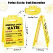 Funny Gag Office Decor, White Elephant Gifts Christmas Stocking Stuffers Xmas Fun Cubicle Accessories Decoration Plaque Desk Sign Gift for Men Woman