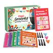 Magic Grooved Writing Practice Books, Reusable Handwriting Practice Books, Groove Workbooks, Handwriting Practice for Kids 3 and Up